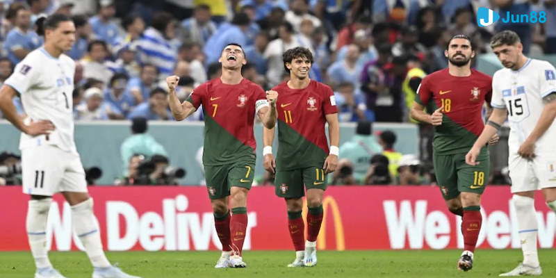 JUN88 - Kết Quả Bồ Đào Nha Vs Uruguay, Ronaldo Ăn Mừng Hụt